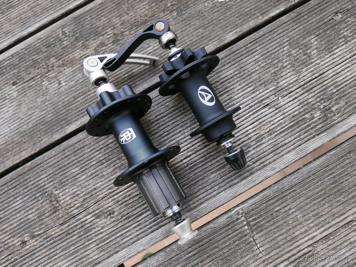 Náboje Author/Ritchey 32 drátů 6 děr MTB retro