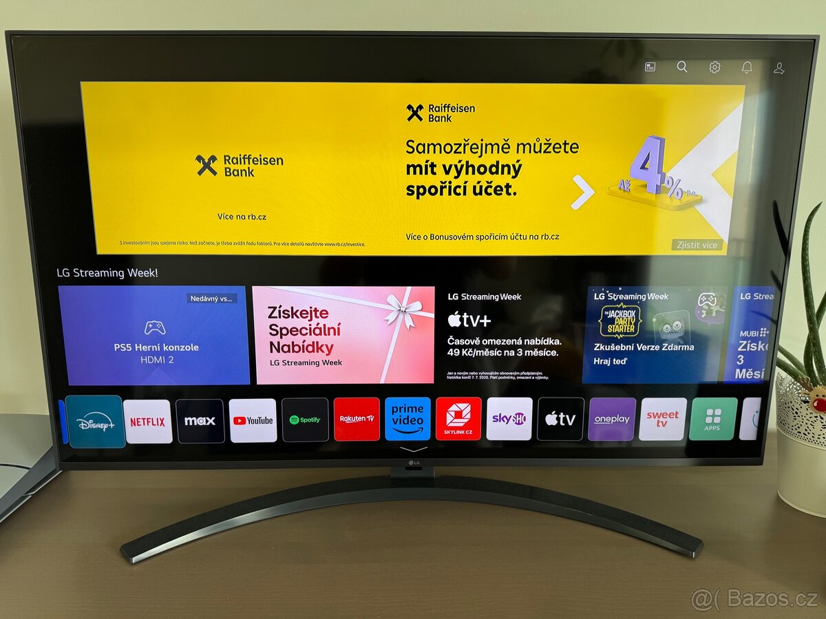 43" LG UHD 4K TV, webOS Smart TV