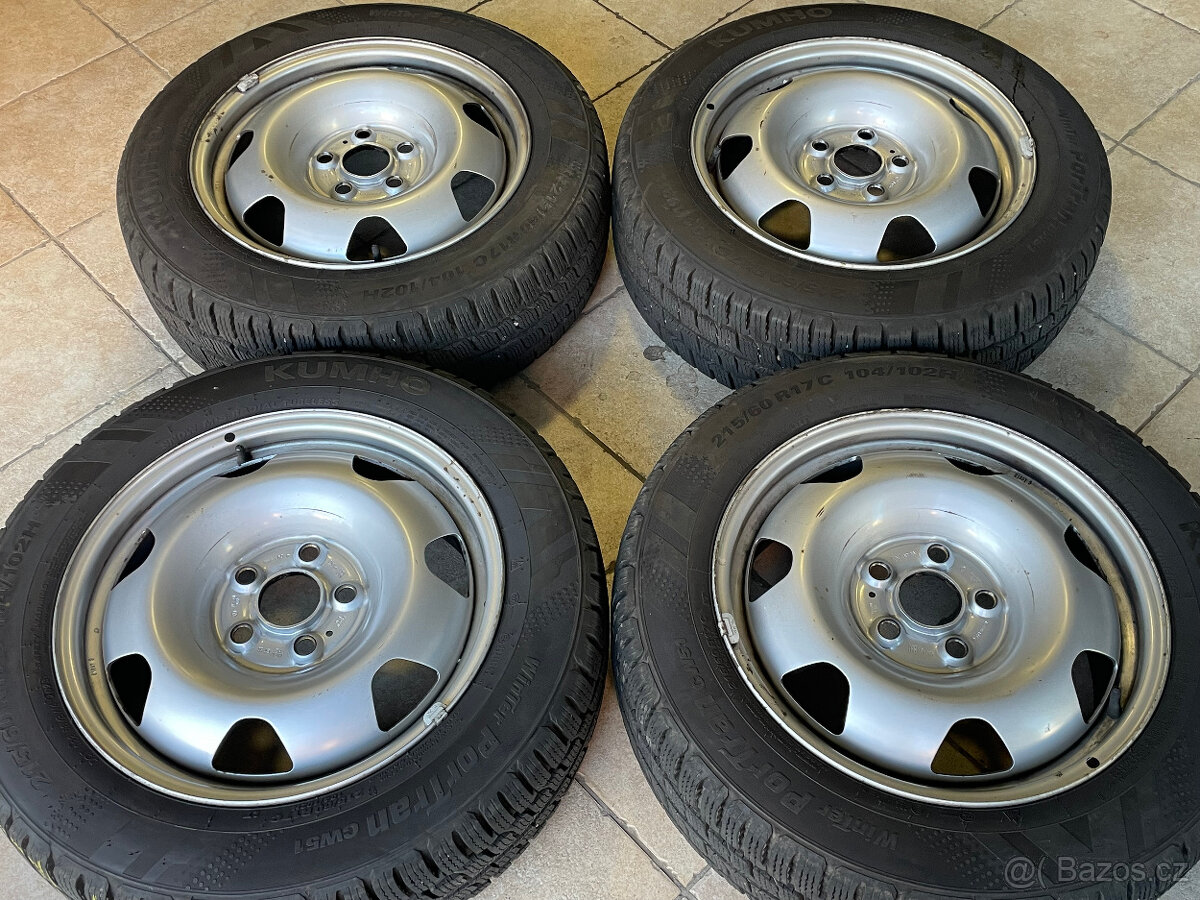 Zimní sada 5x120 original Volkswagen T6 215/60 R16C
