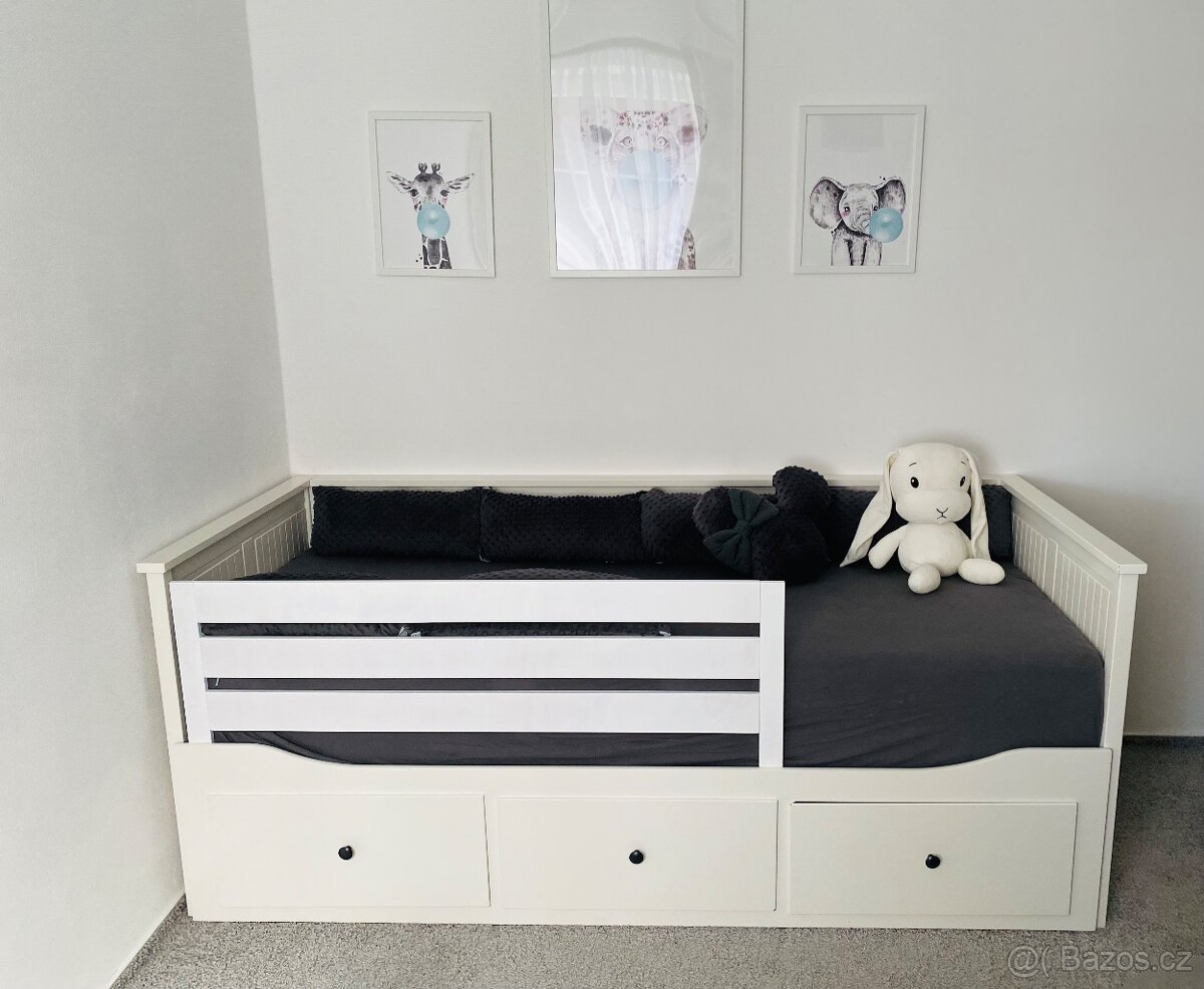 Zábrana na postel Hemnes masiv
