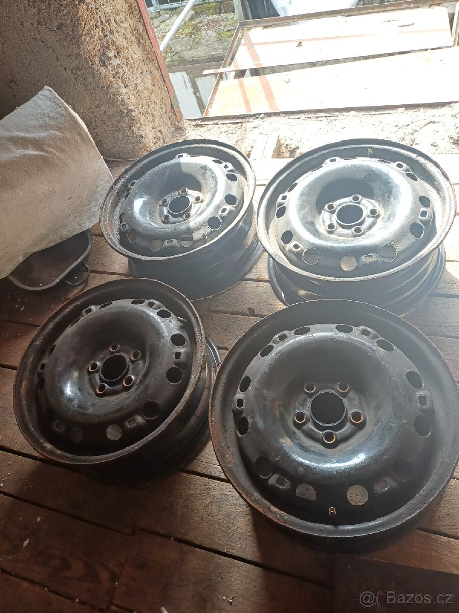 Plechové disky Škoda 5x100