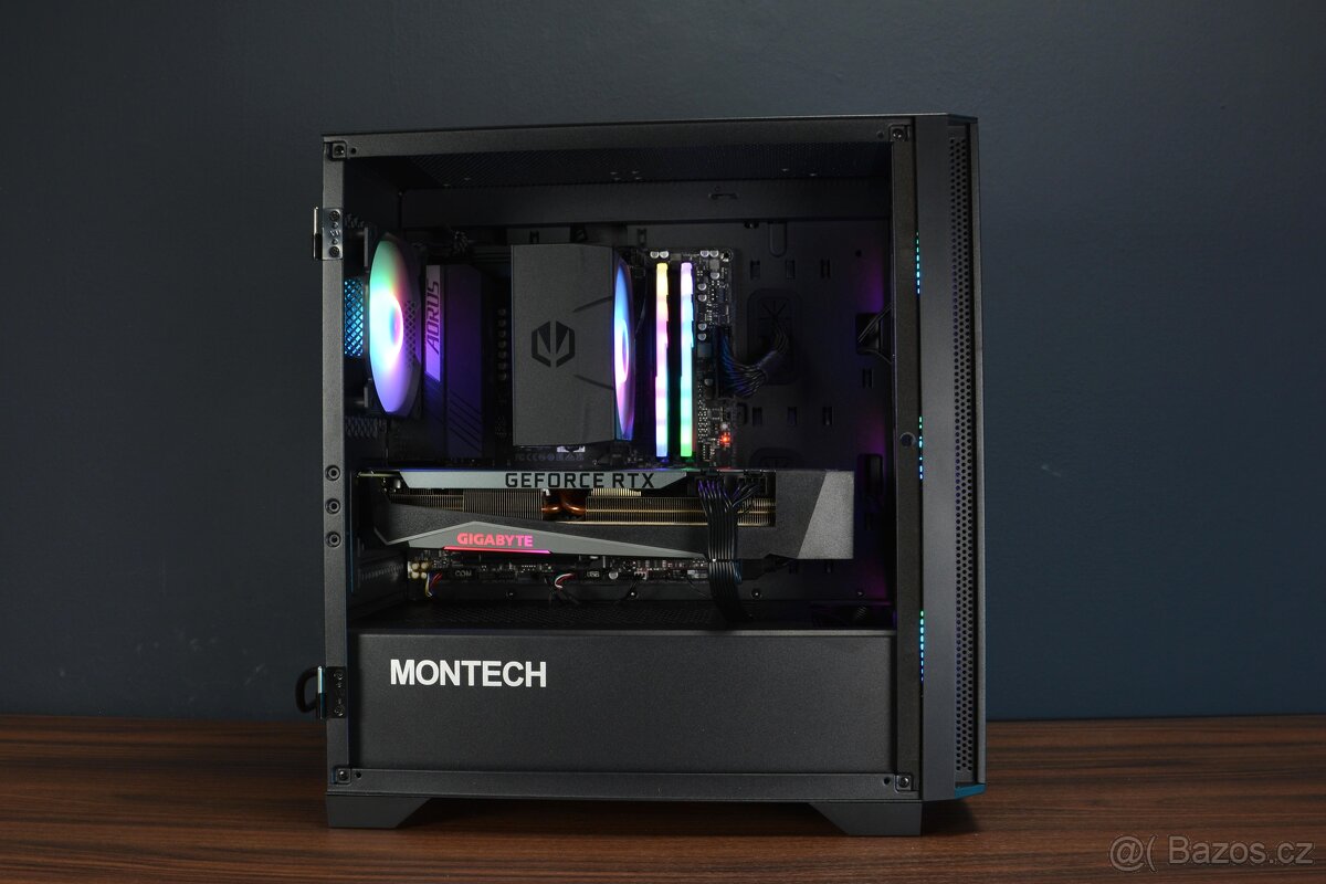 Herní PC RTX 3070 Ti - Ryzen 7 7600X - 32GB DDR5 - 1TB