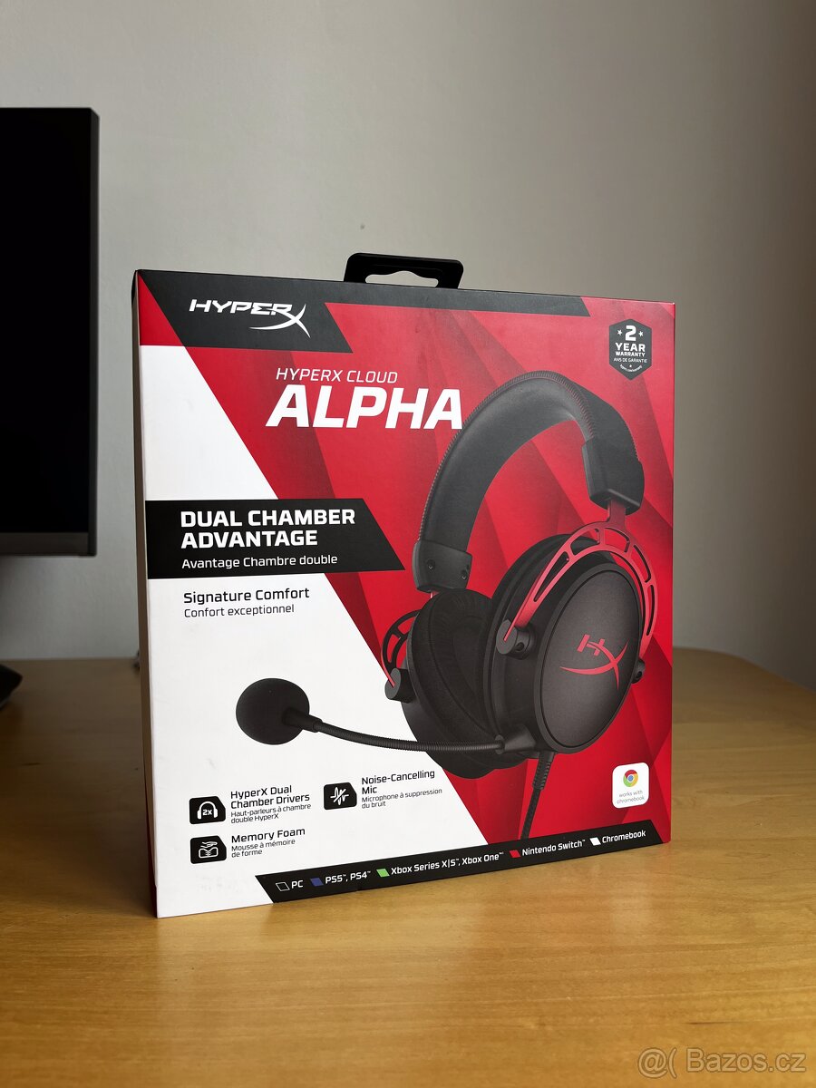 HyperX Cloud Alpha – herní sluchátka