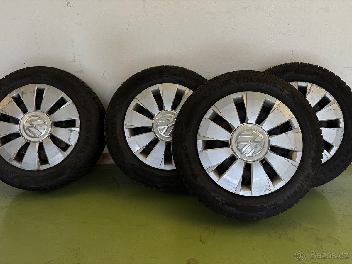 Sada zimnich disku 165/70/14 VW Up, Škoda Citigo, Seat Mii
