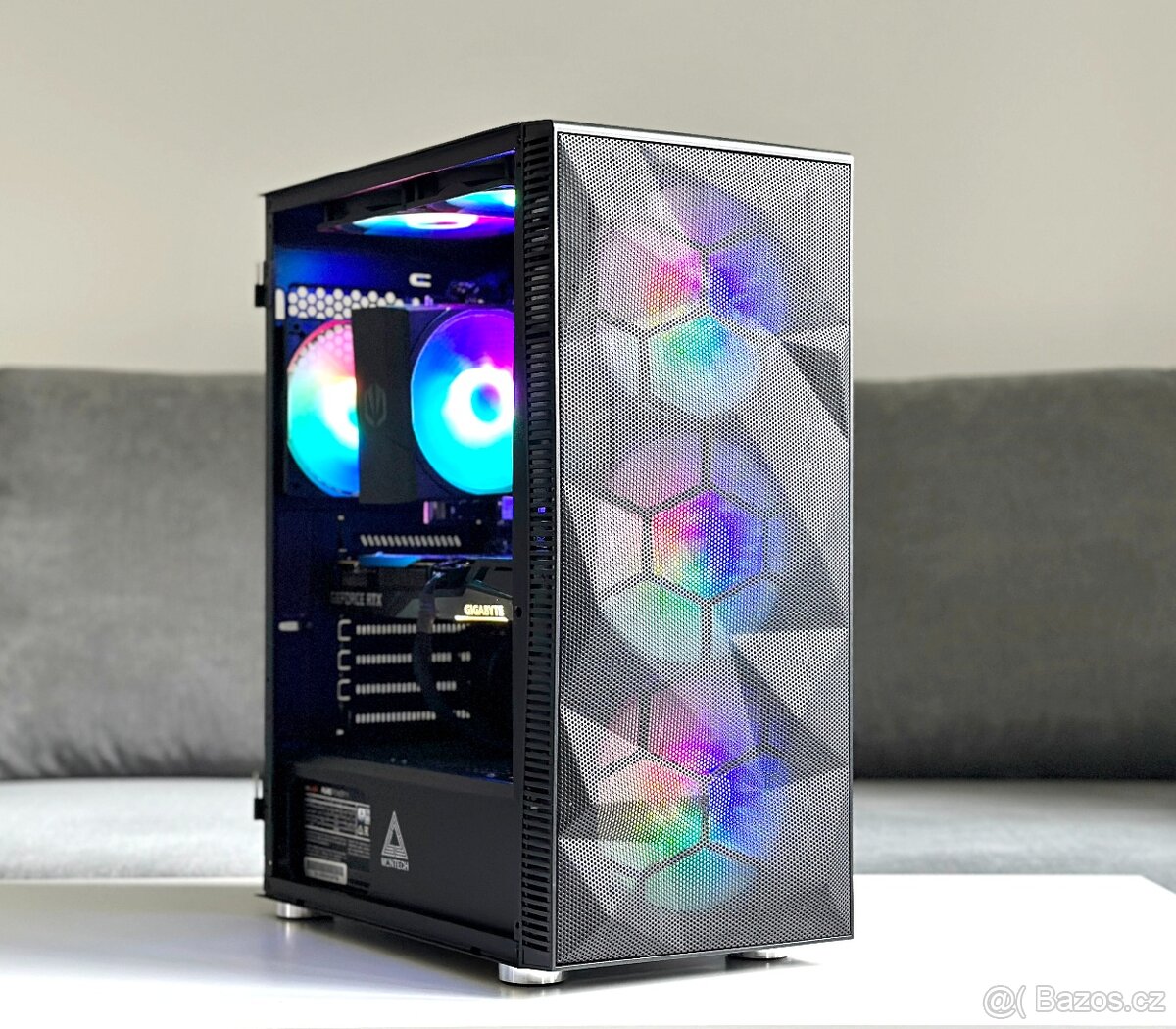 Herní PC Ryzen 7 3700X, RTX 3060 Ti 8GB, RAM 16GB, SSD 1TB
