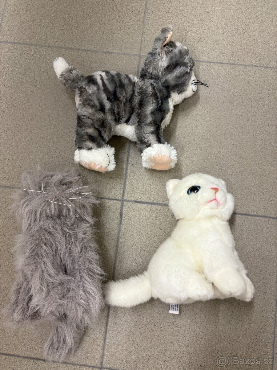 Plyšové kočky