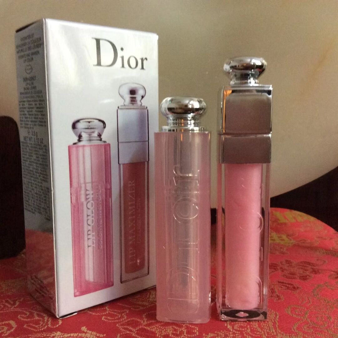 Dior Addict balzám a lesk na rty růžový 001