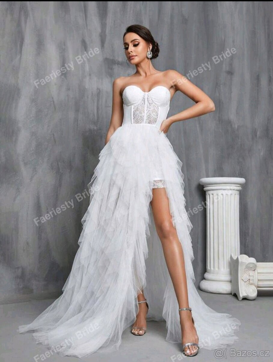 Svatební šaty vel S 36