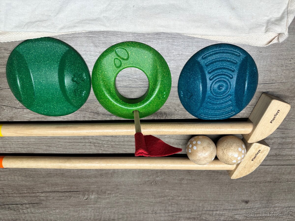 Dřevěný minigolf PlanToys