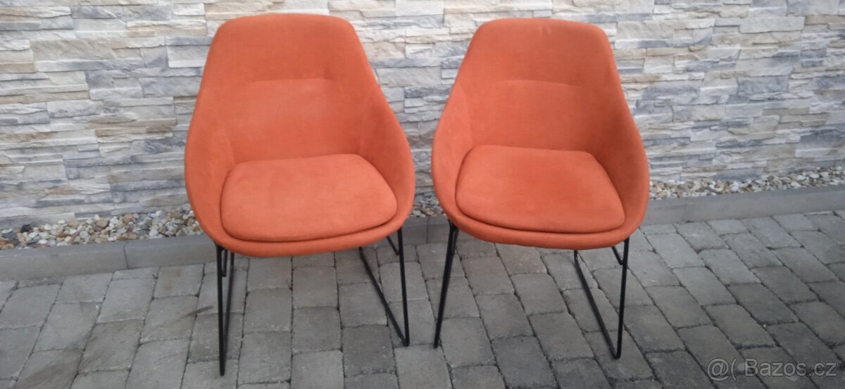 Jídelní křesílka -židle 2ks