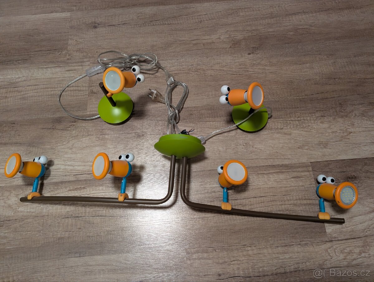 PHILIPS MYKIDSROOM BIRDEY stropní světlo + 2x lampička
