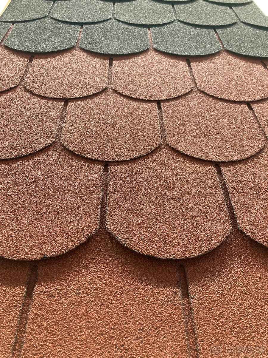 Šindel asfaltový - červený