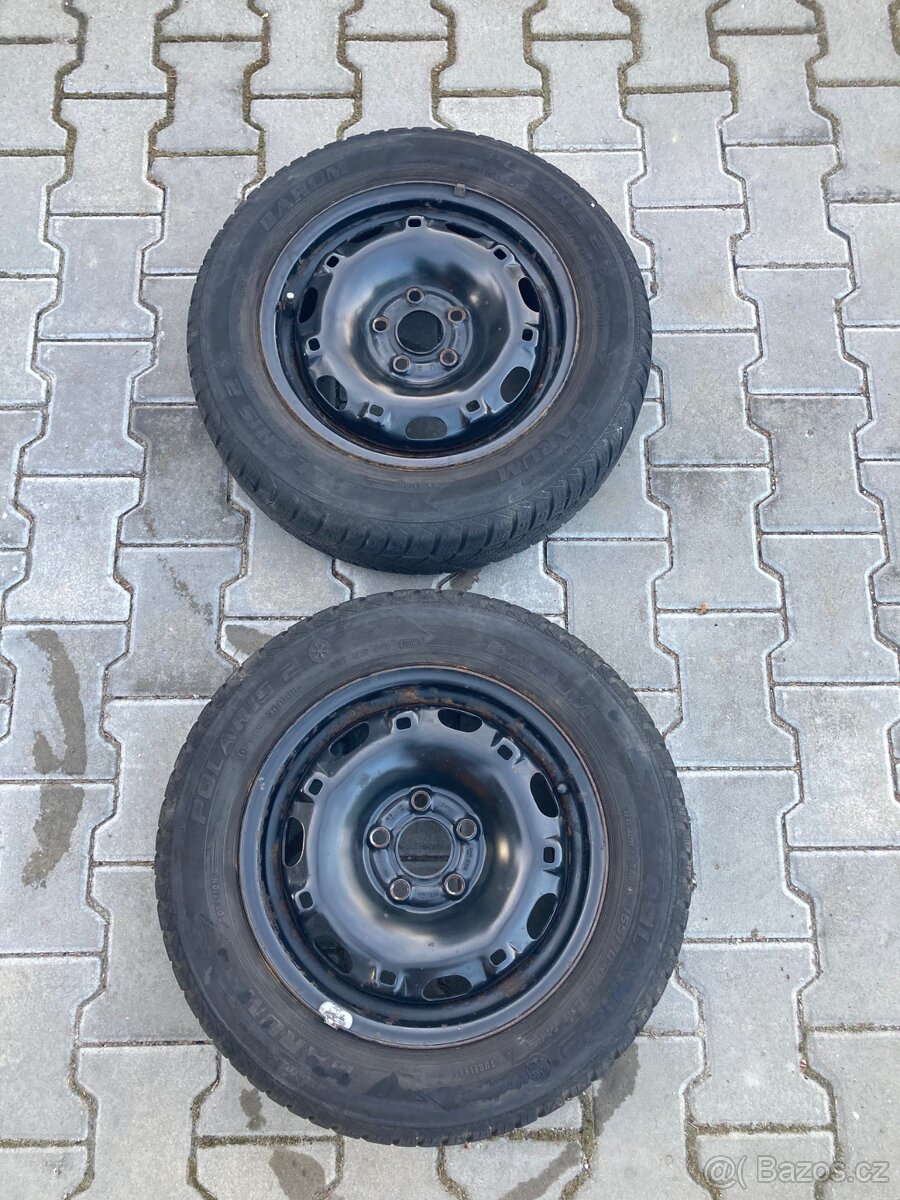 Plechové disky 2x 5Jx14 (165/70 R14)