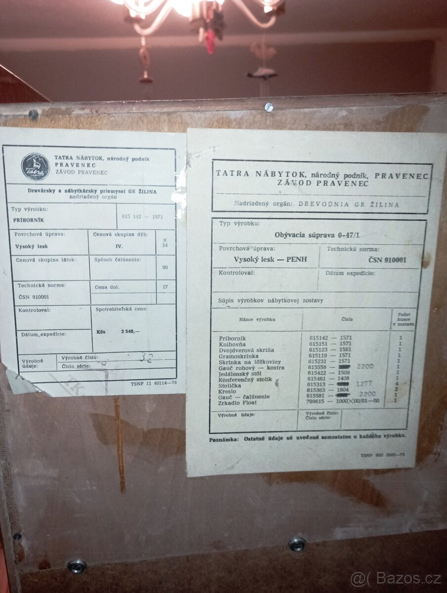 Retro sestava nabytku