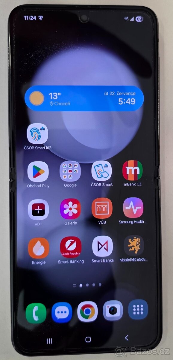 Prodám Samsung Galaxy Z Flip5 256GB barva Graphite + kožený