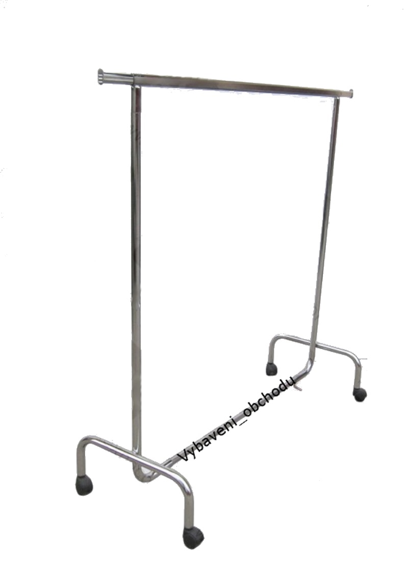 Pevný pojizdný stojan ( štendr ) na oděvy