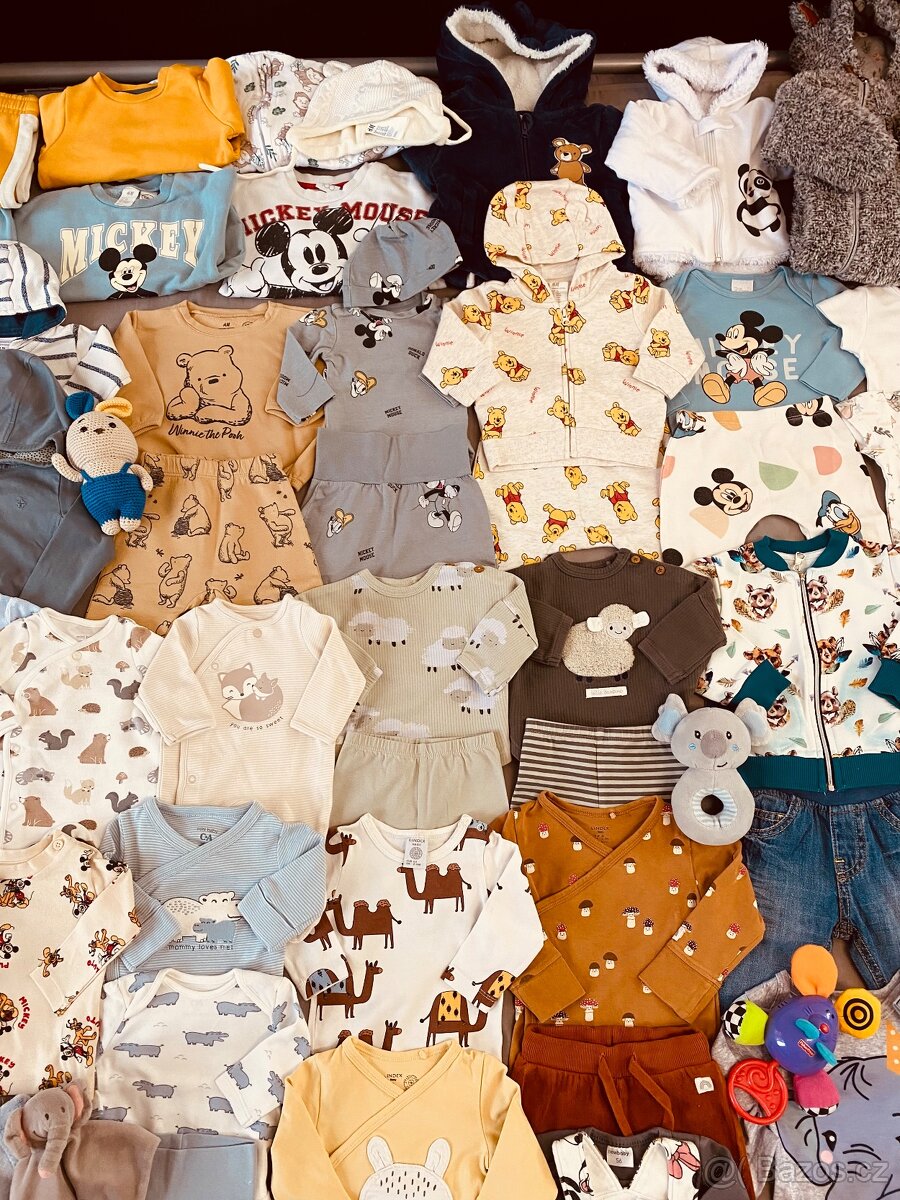 Balík oblečení na miminko 0-6 m neutrál Rezervace