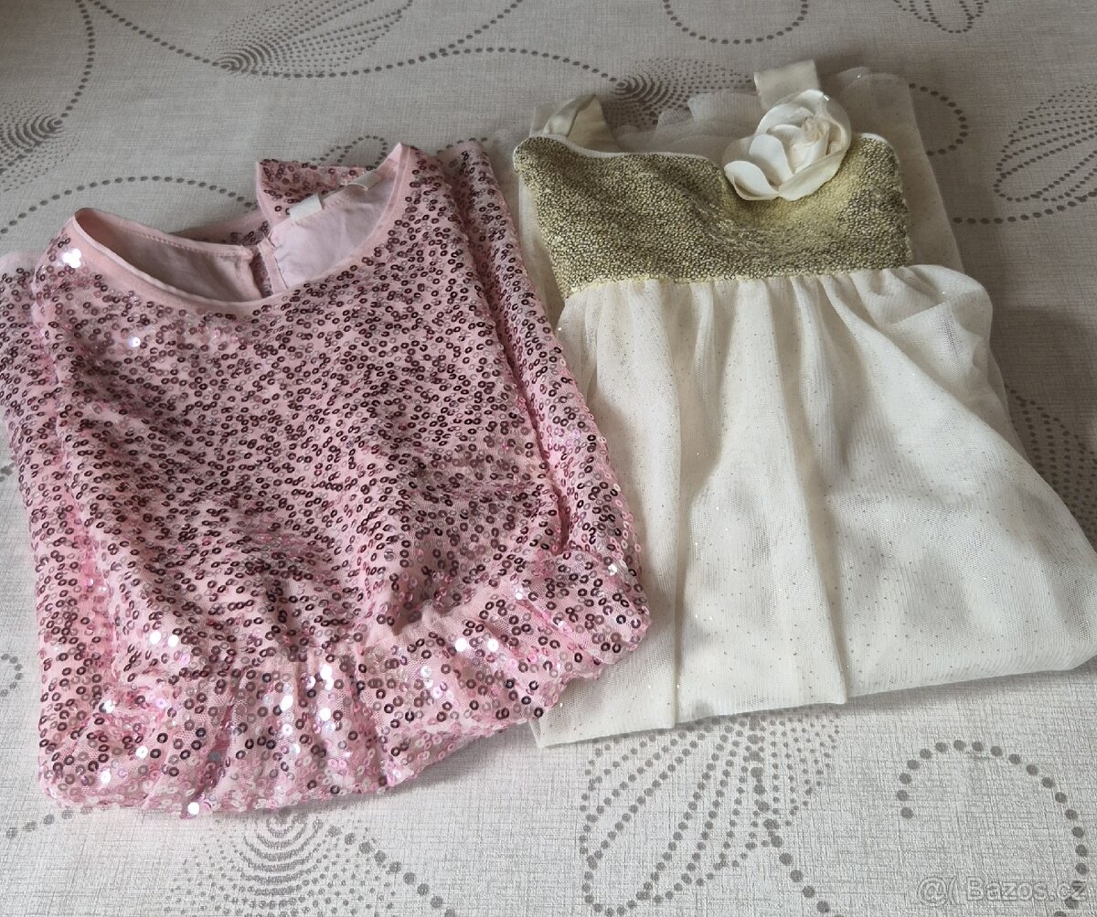 Dívčí slavnostní šaty vel. 6-7 let