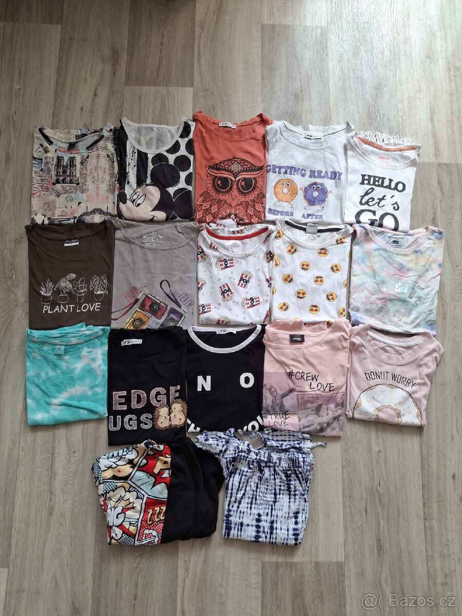 Dívčí trička s krátkým rukávem