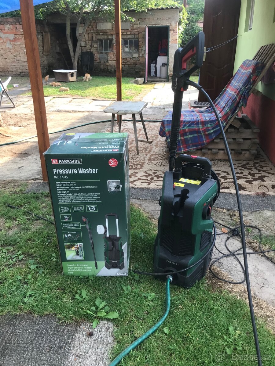Vysokotlakový čistič Parkside