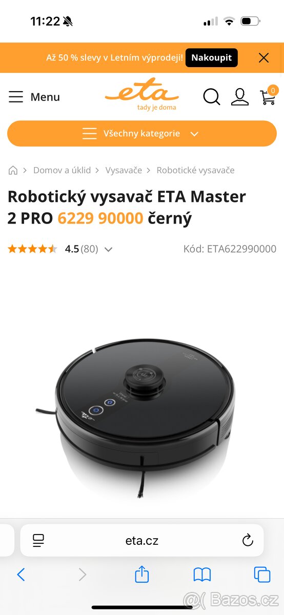 Robotický vysavač 4v1 s mopem