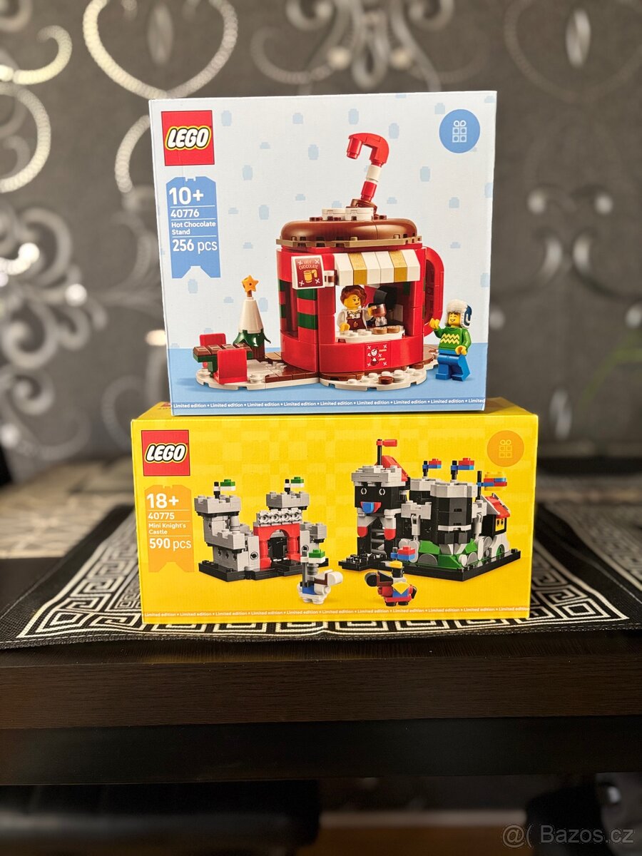 Lego 40775 Miniaturní hrad+40776 stánek s horkou čokoládou