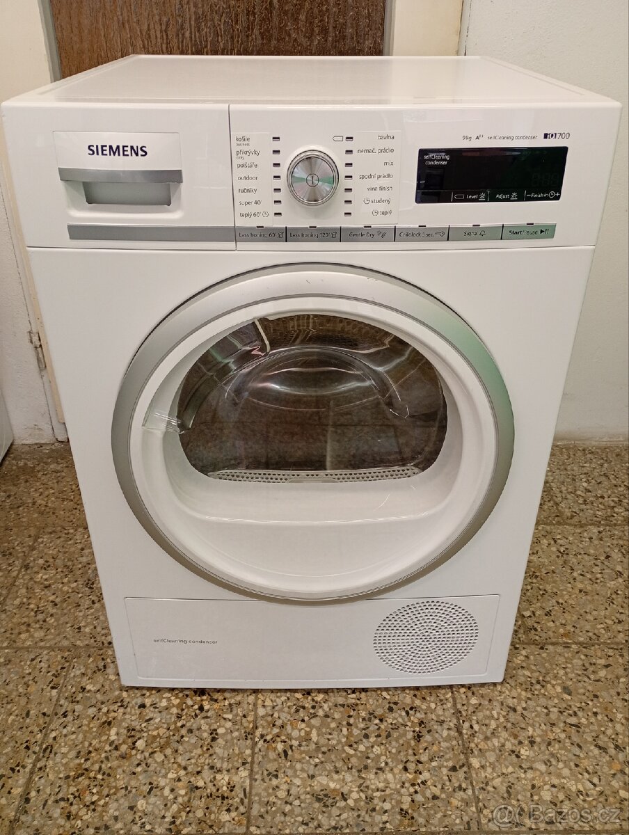 Sušička prádla s tepelným čerpadlem Siemens 9kg