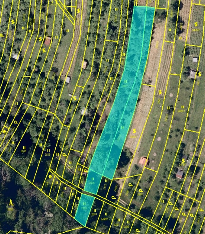 Prodám zahradu, možnost stavby, 2216 m2 Kudlovice-dolina