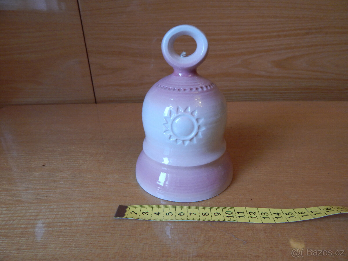 zvoneček, keramika Bechyně