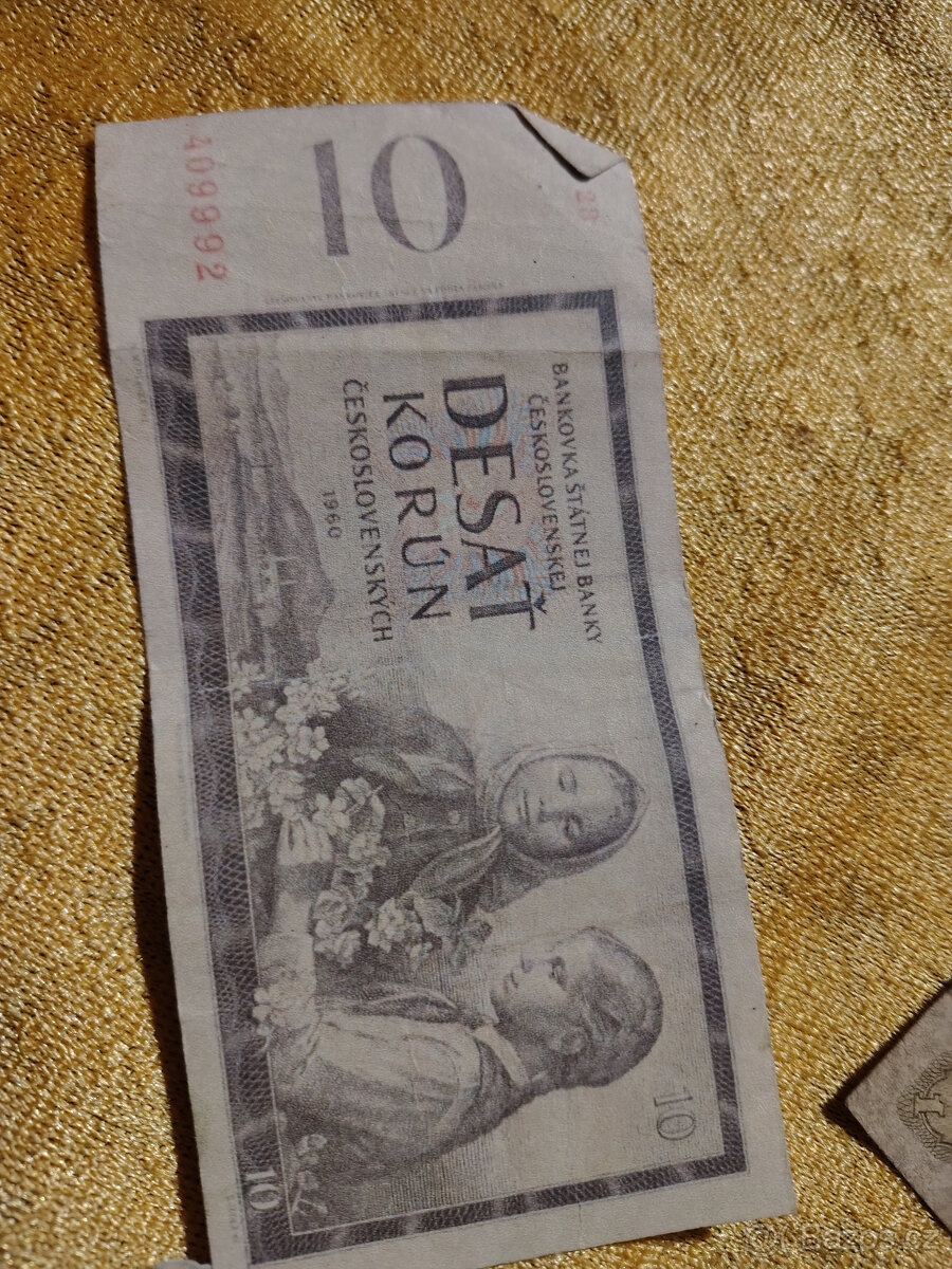 stare ceskoslovenske bankovky