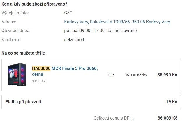 originál HALL 3000 z CZC.cz