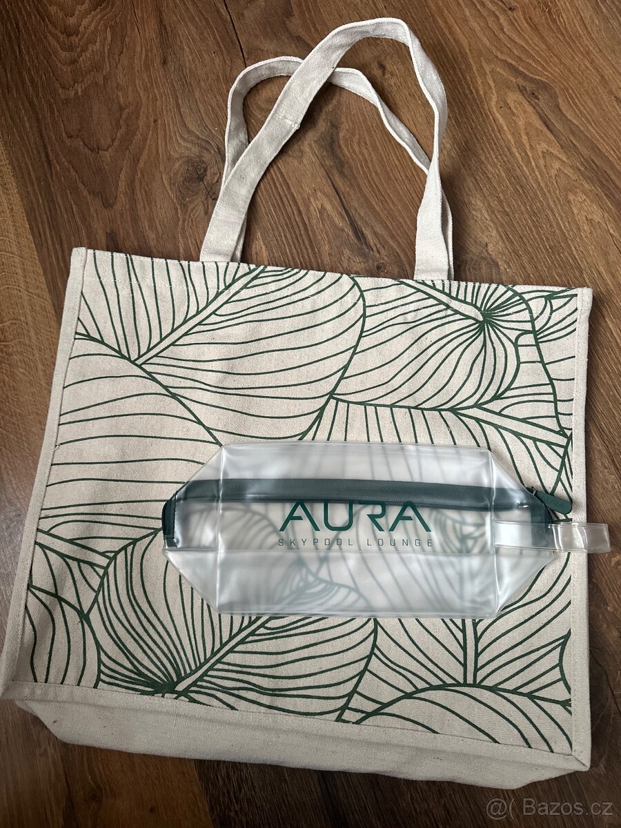 Aura Skypool plážová taška + kosmetická taška