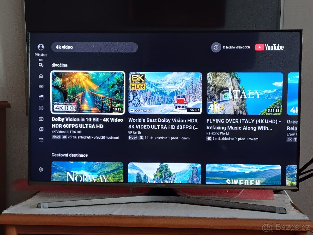 Smart TV Samsung UE43J5502-úhlopříčka 108cm, Wi-Fi, DVBT2