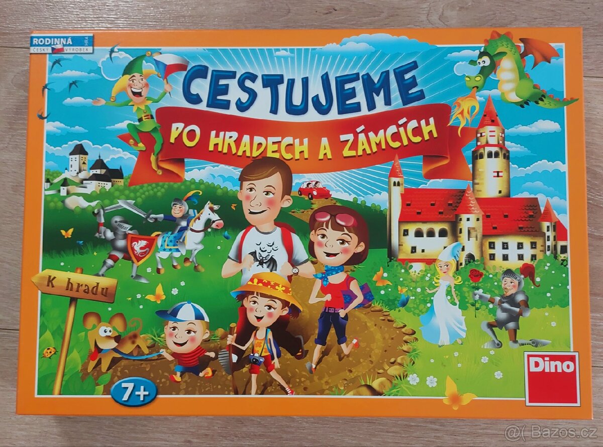 Desková hra Cestujeme po hradech a zámcích
