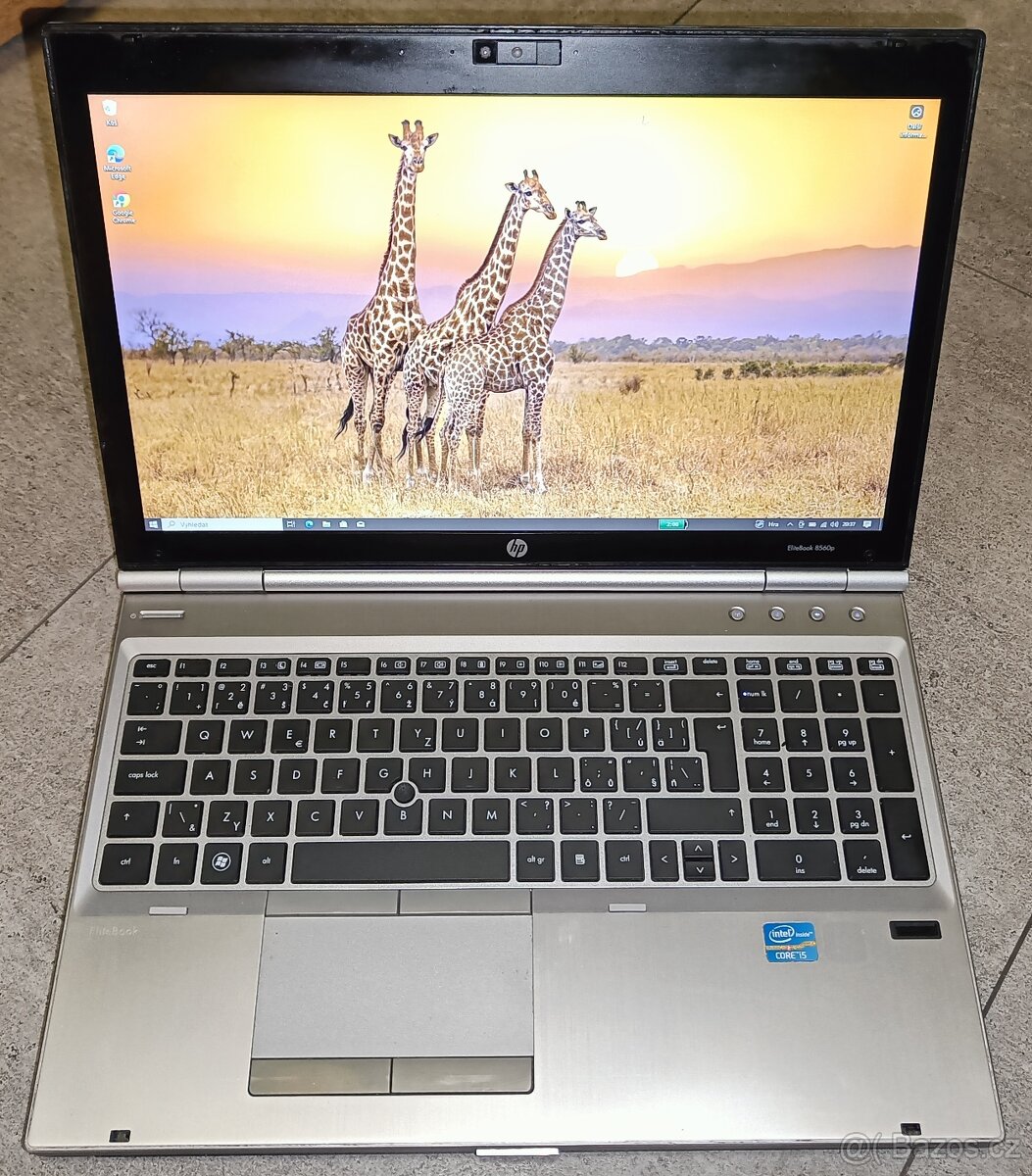 HP EliteBook 8560p,i5-2540,WIN 10,HDD 500GB,RAM 8GB,displej