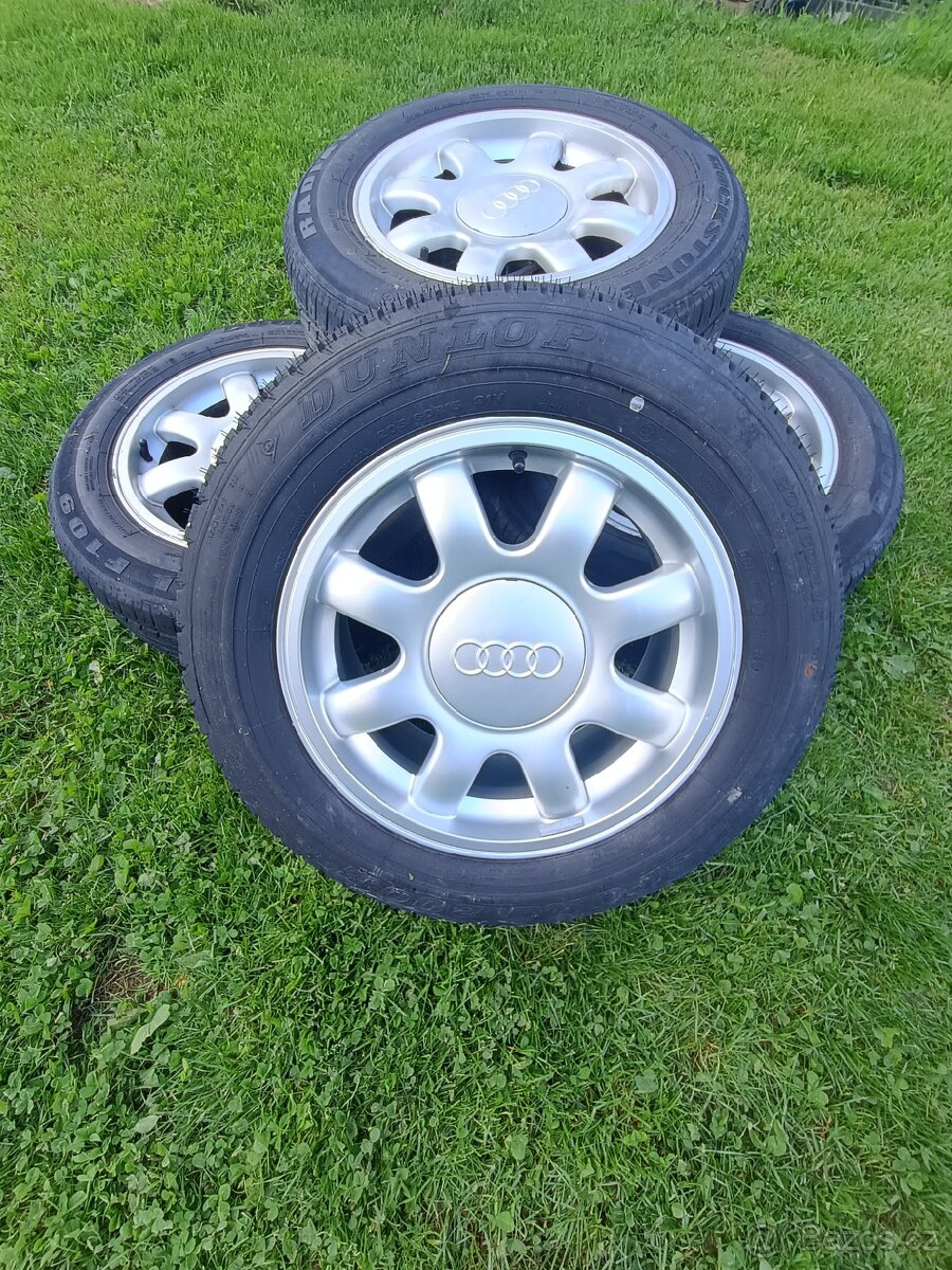 Letní alu kola Audi 5x112 – sada 5 kusů, 1 úplně nová