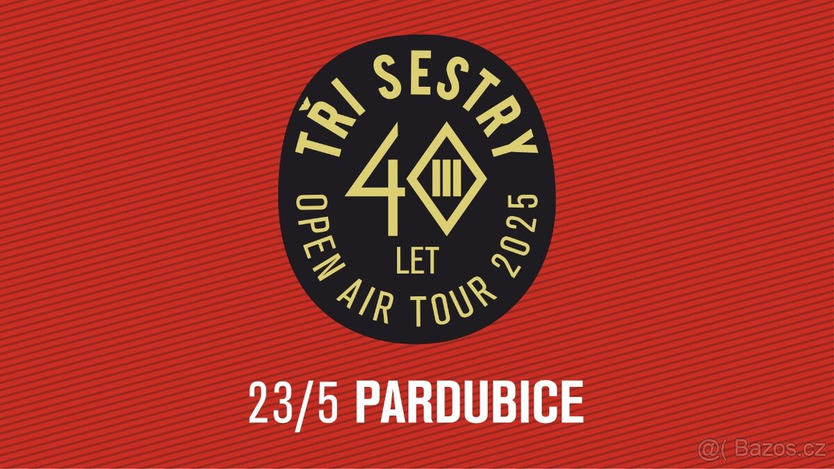 Prodám lístky na Tři sestry, Pardubice 23.5.2025