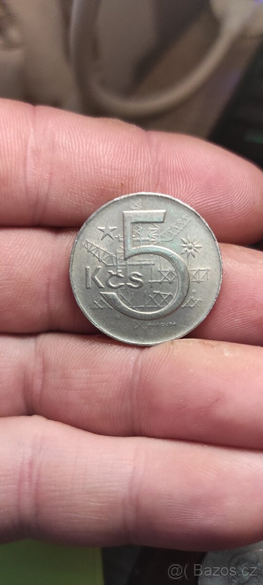 5 korun 1984 lesk