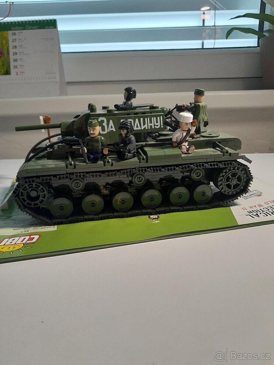 Lego Cobi 2555 sovětský tank KV-1