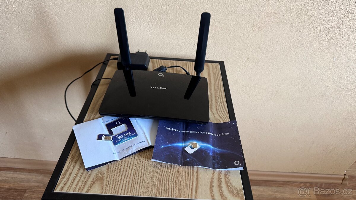 Datamanie O2 100gb + router tp-link archer MR200