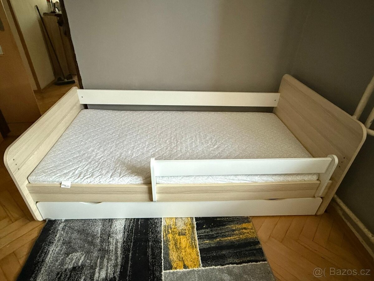 Dětská postel 90x180 s šuplíkem