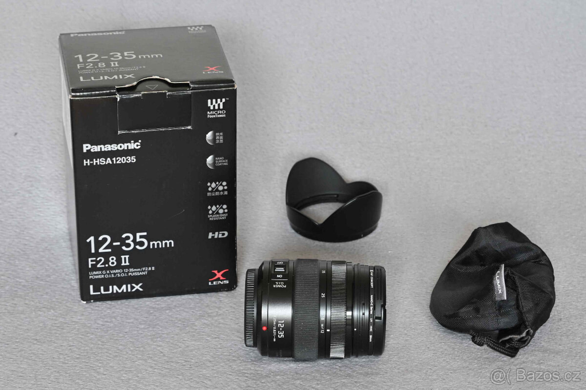 Prodám OBJEKTIV Panasonic H-HSA12035 LUMIX G X VARIO