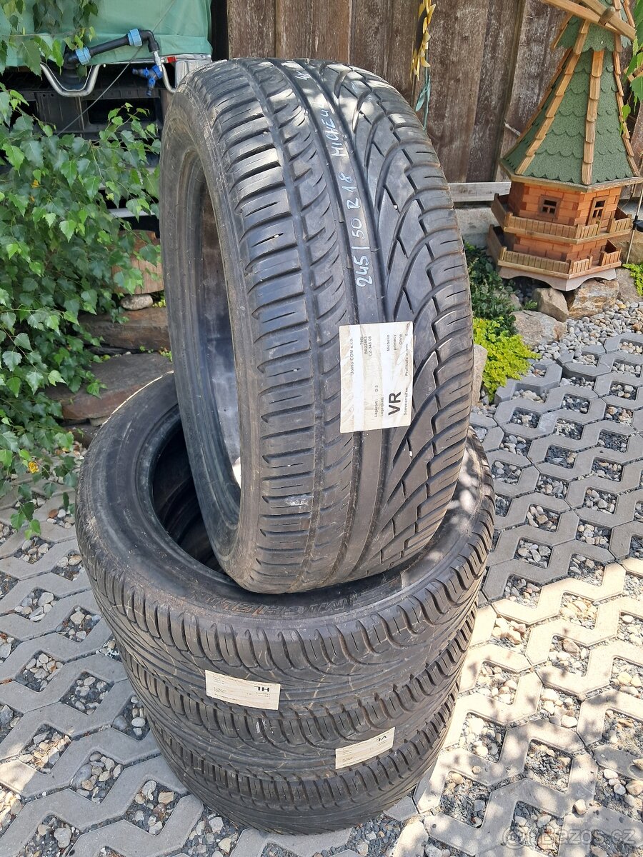 Letní pneu Michelin 245/50 R18 4ks nejete