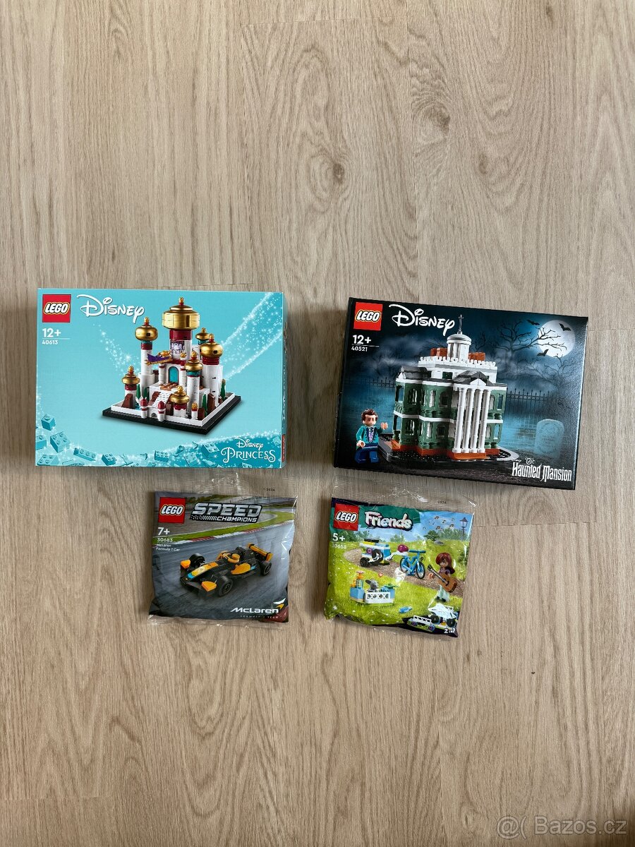 2 x vyřazený a nerozbalený Lego Disney set + 2 x polybag