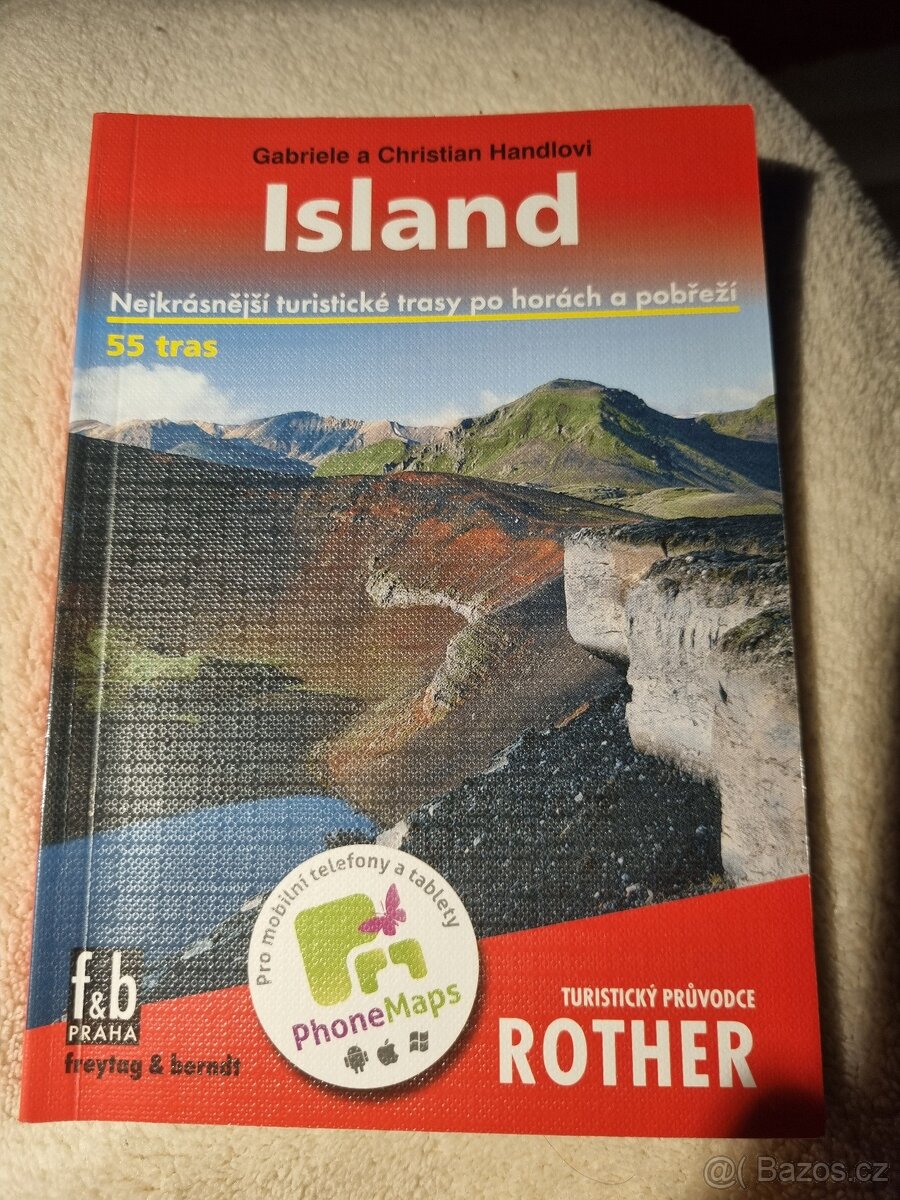Pruvodce Rother s popisy túr Island, Azory,Skotsko, Dolomit