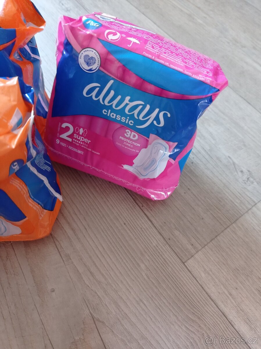 Dámské hygienické potřeby