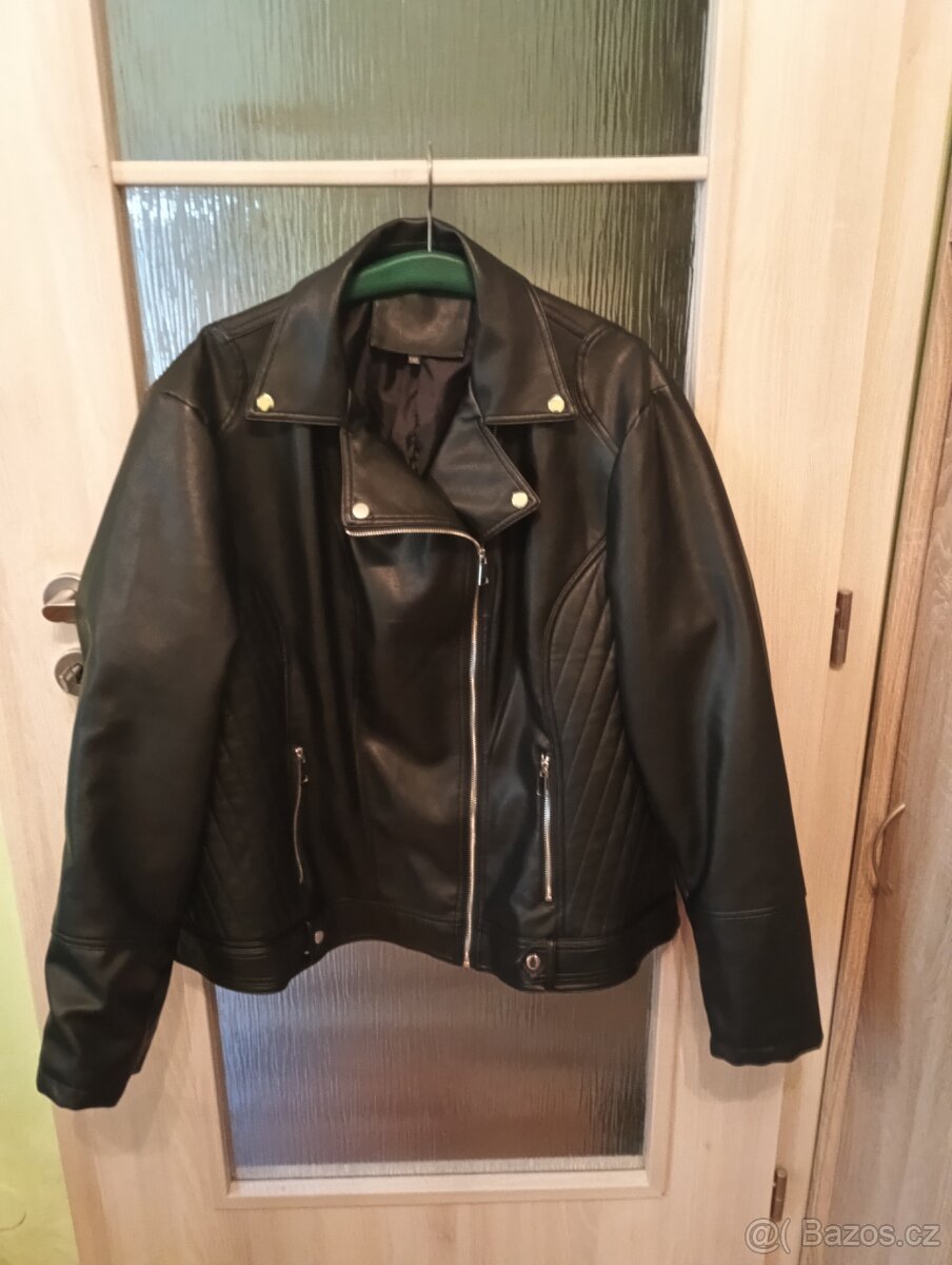 Dámská koženková bunda křivák v.5xl-50/52