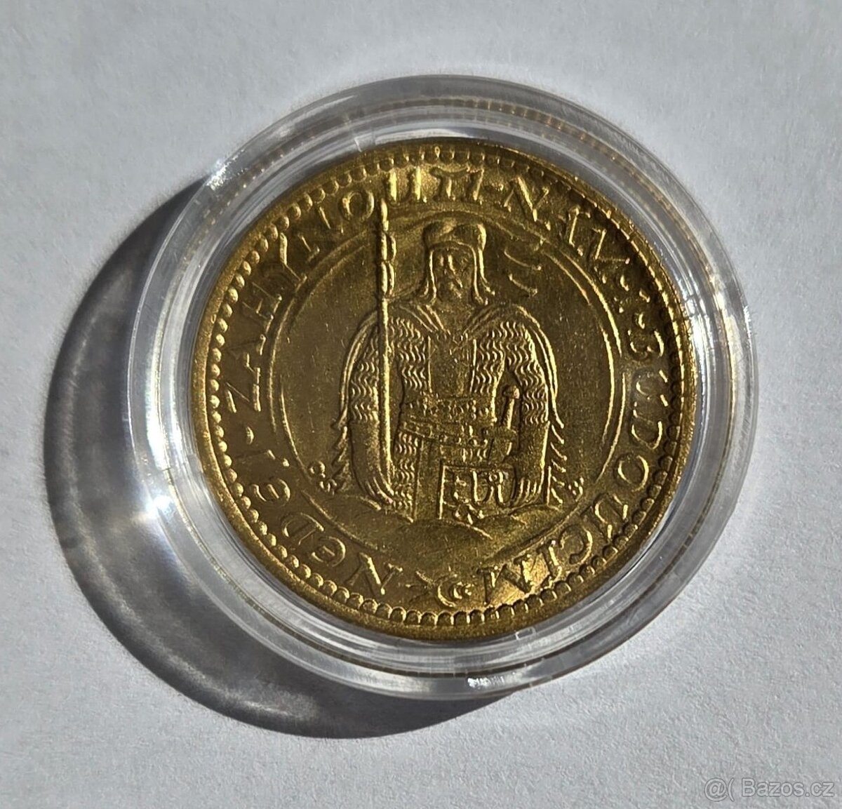 Svatováclavský dukát z roku 1928 se znal. posudkem
