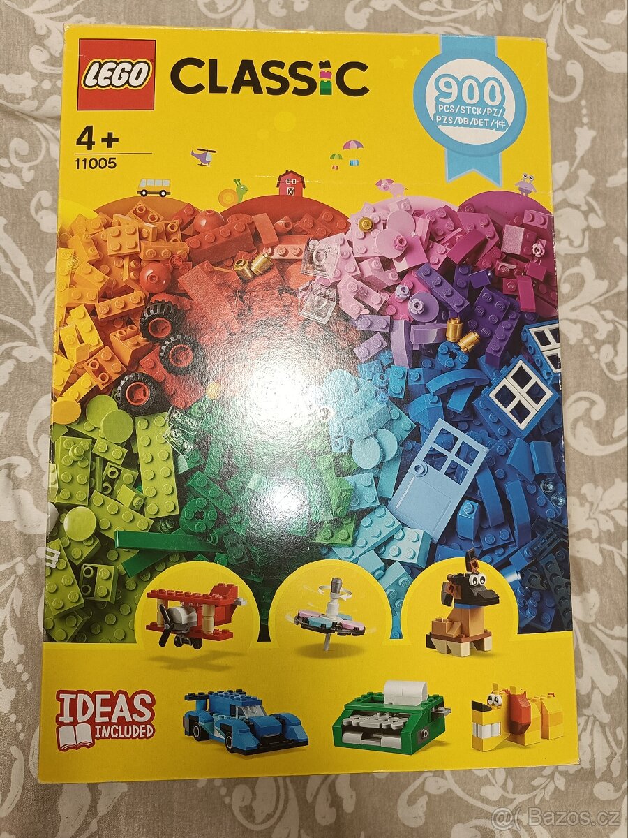 Lego Classic - Kreativni box (900 dilku) + 3pytlicky lego