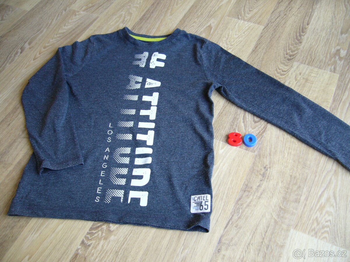 Chlapecké triko černé 6-7let (vel.122)